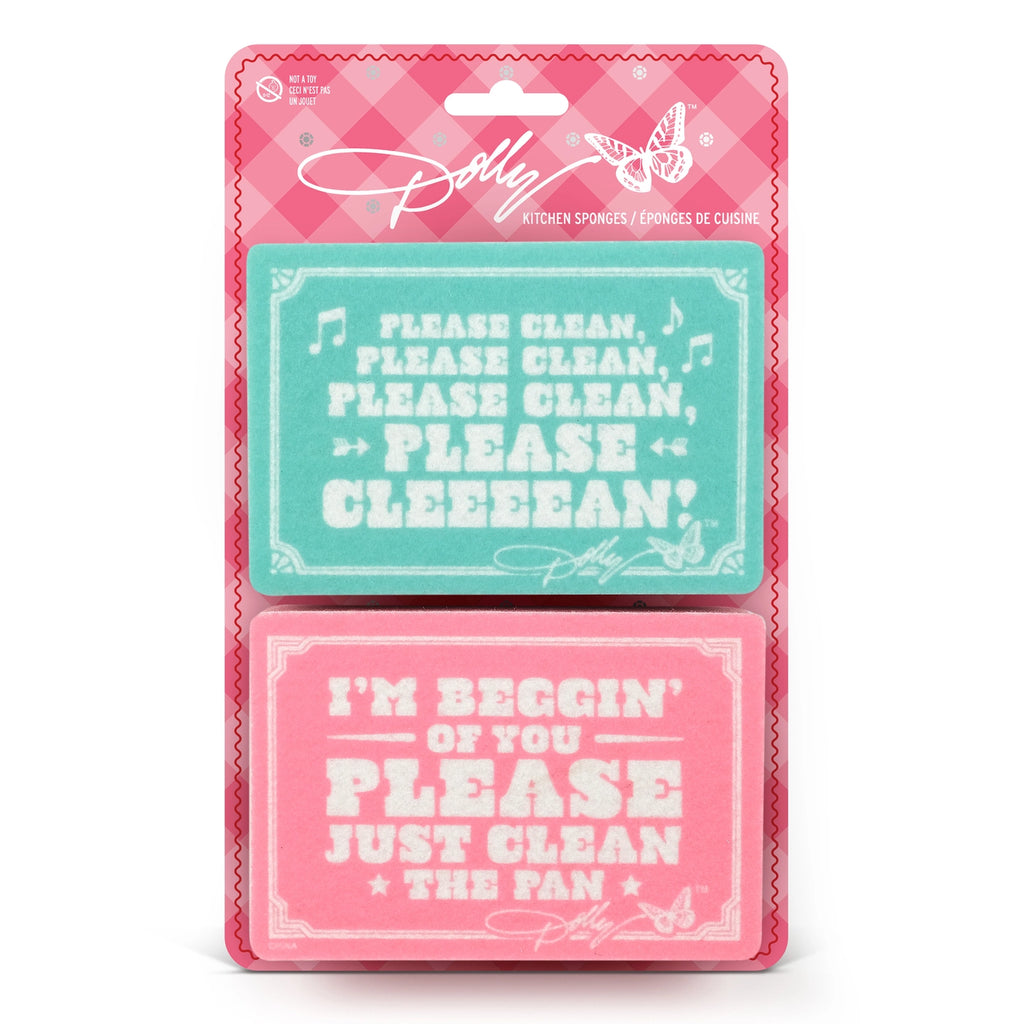 Dolly Parton Jolene Kitchen Sponges, Set of 2