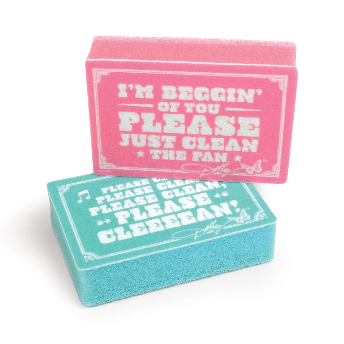 Dolly Parton Jolene Kitchen Sponges, Set of 2