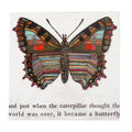 8"x8" Butterfly Art Poster