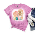 Dolly Heart Bleached Graphic T Shirt