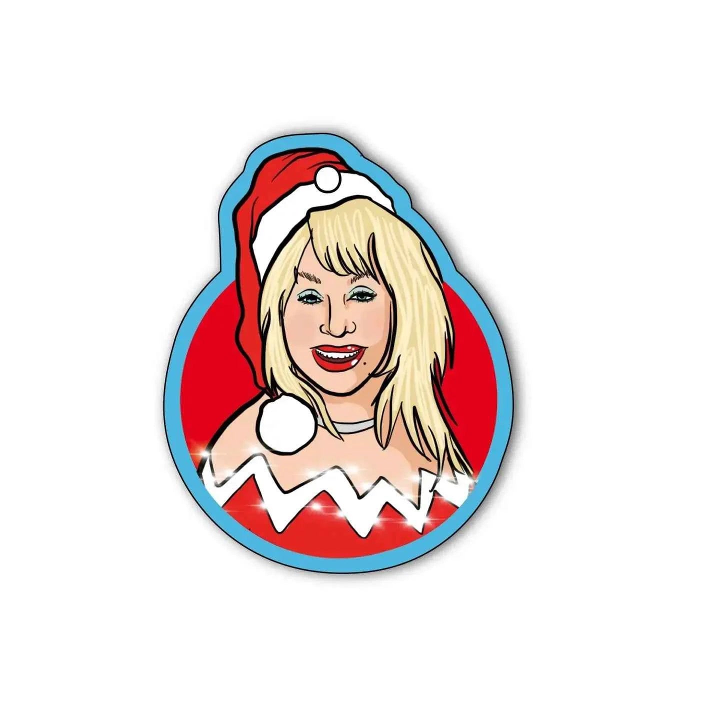 Dolly Christmas Ornament, Red