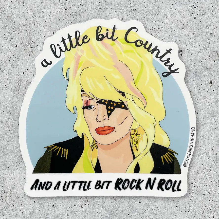 Dolly Parton Vinyl Sticker Tinellity Studio