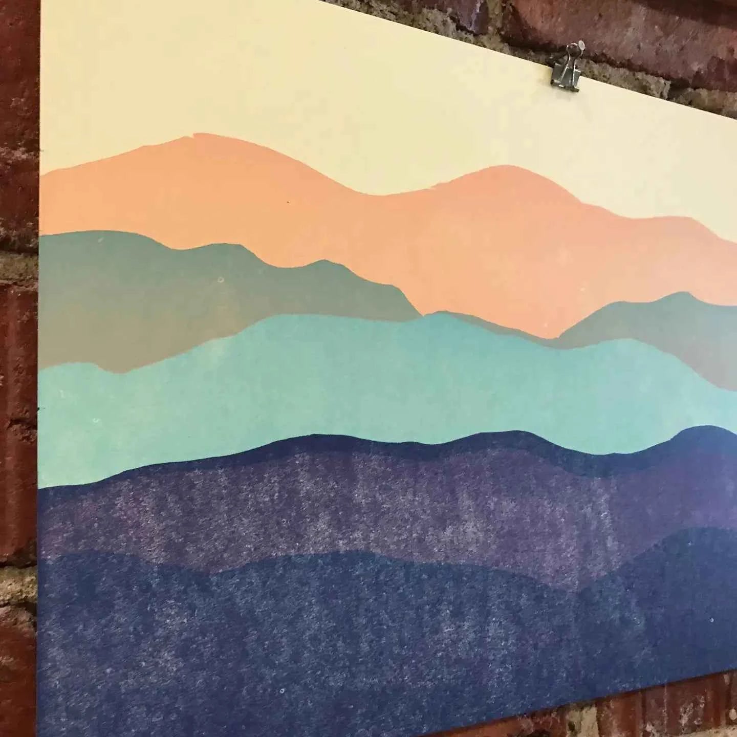 Blue Ridge Mountains- 11" X 17"