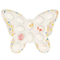Dolly Parton Jeweled Mosaic 12" Butterfly Egg Plate