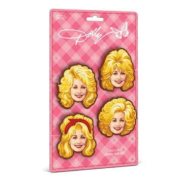 Dolly Parton Bag Clips/ Chip Clips, Set of 4, Iconic Hairstyle Designs