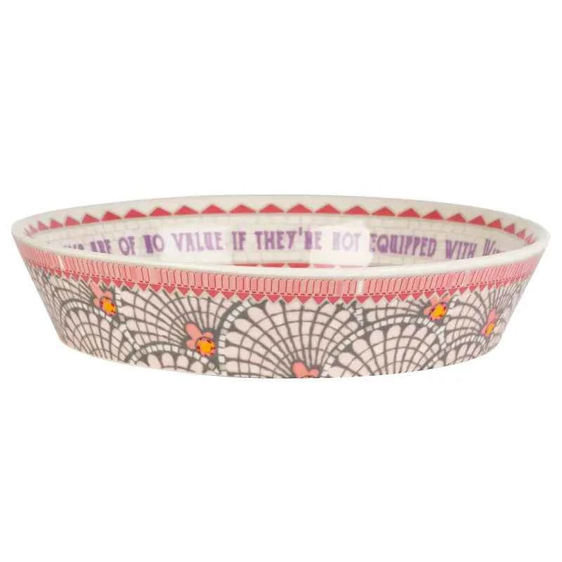 Dolly Parton Jeweled Mosaic 10" Pie Dish Stoneware