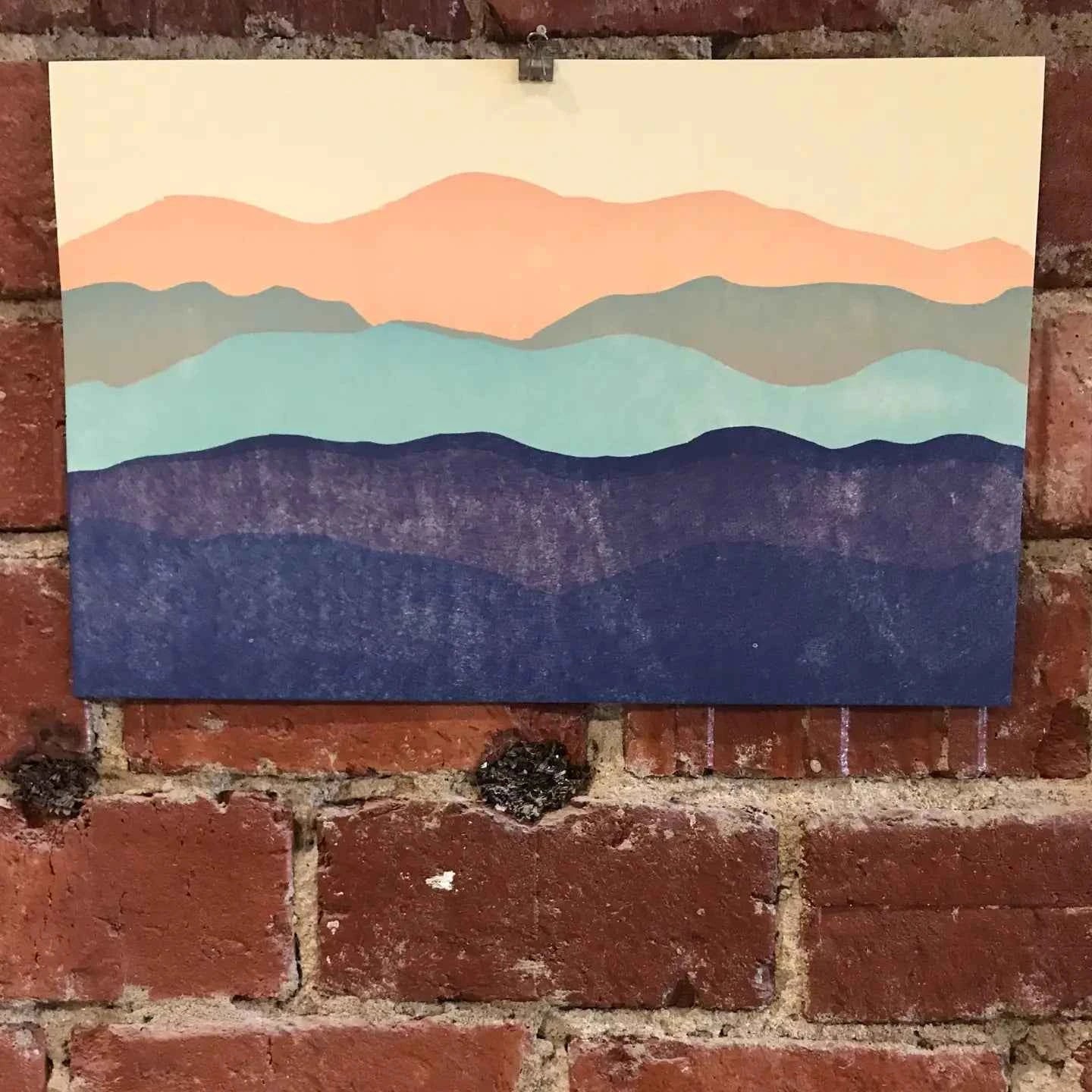Blue Ridge Mountains- 11" X 17"