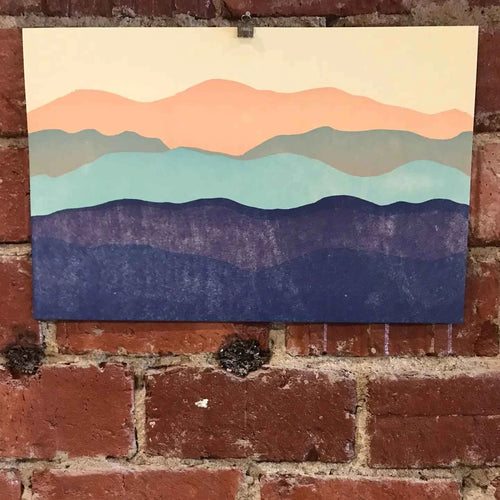 Blue Ridge Mountains- 11" X 17"
