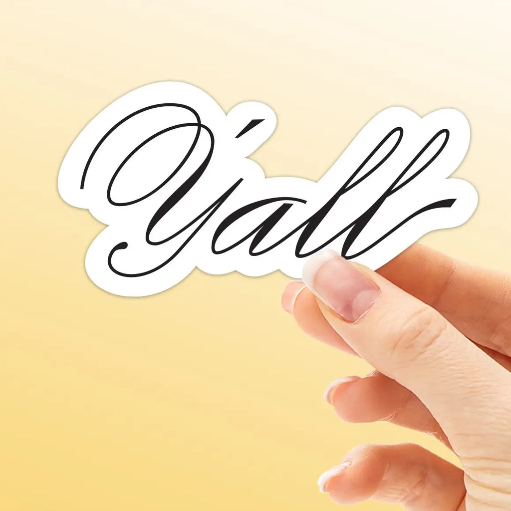 Y'all Sticker