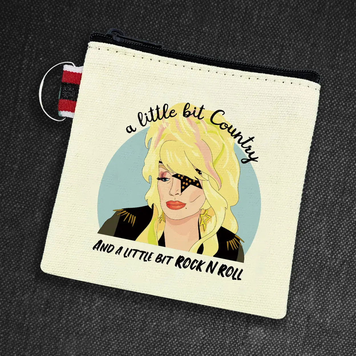 Dolly Parton Canvas Pouch Tinellity Studio