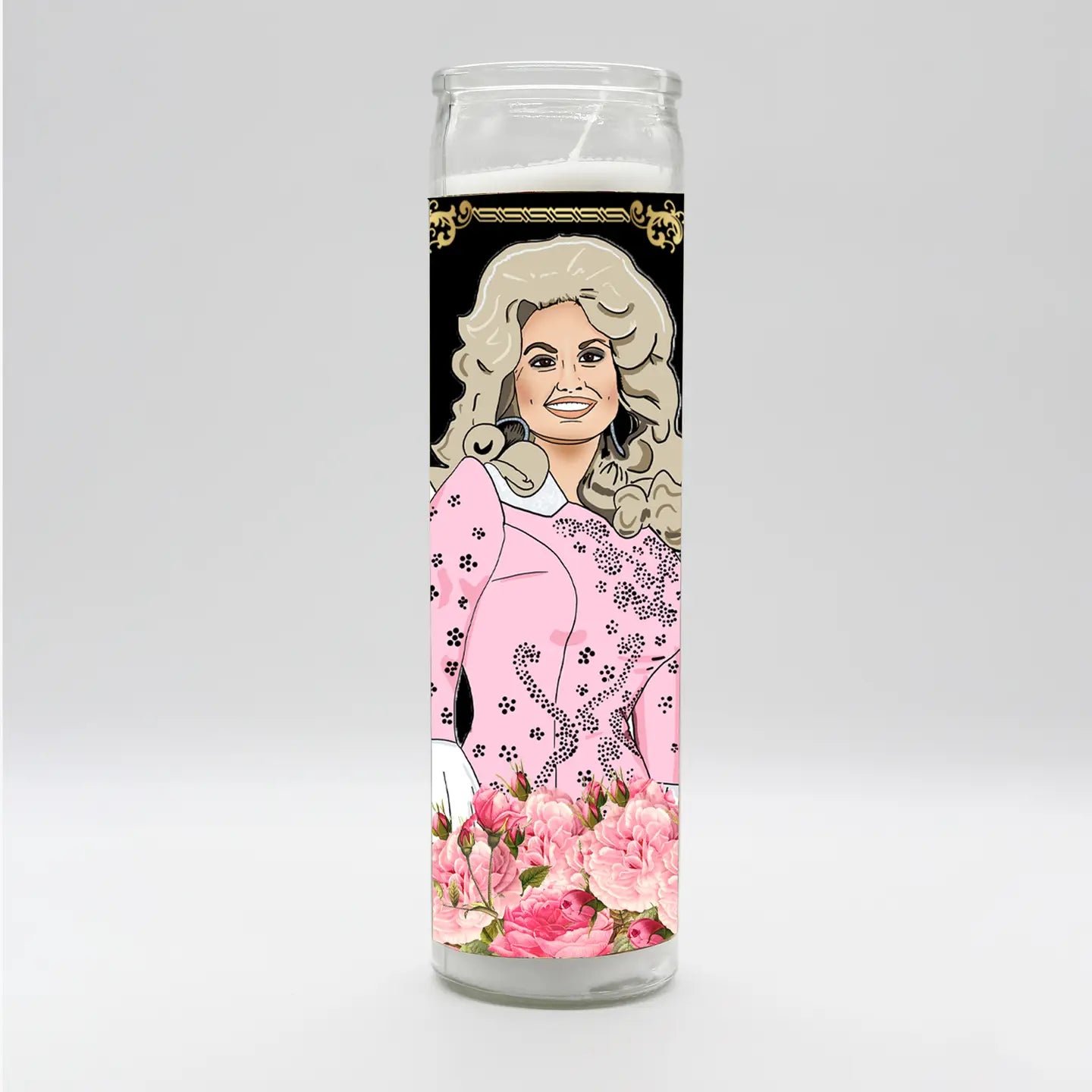 Saint Dolly Illustration Candle