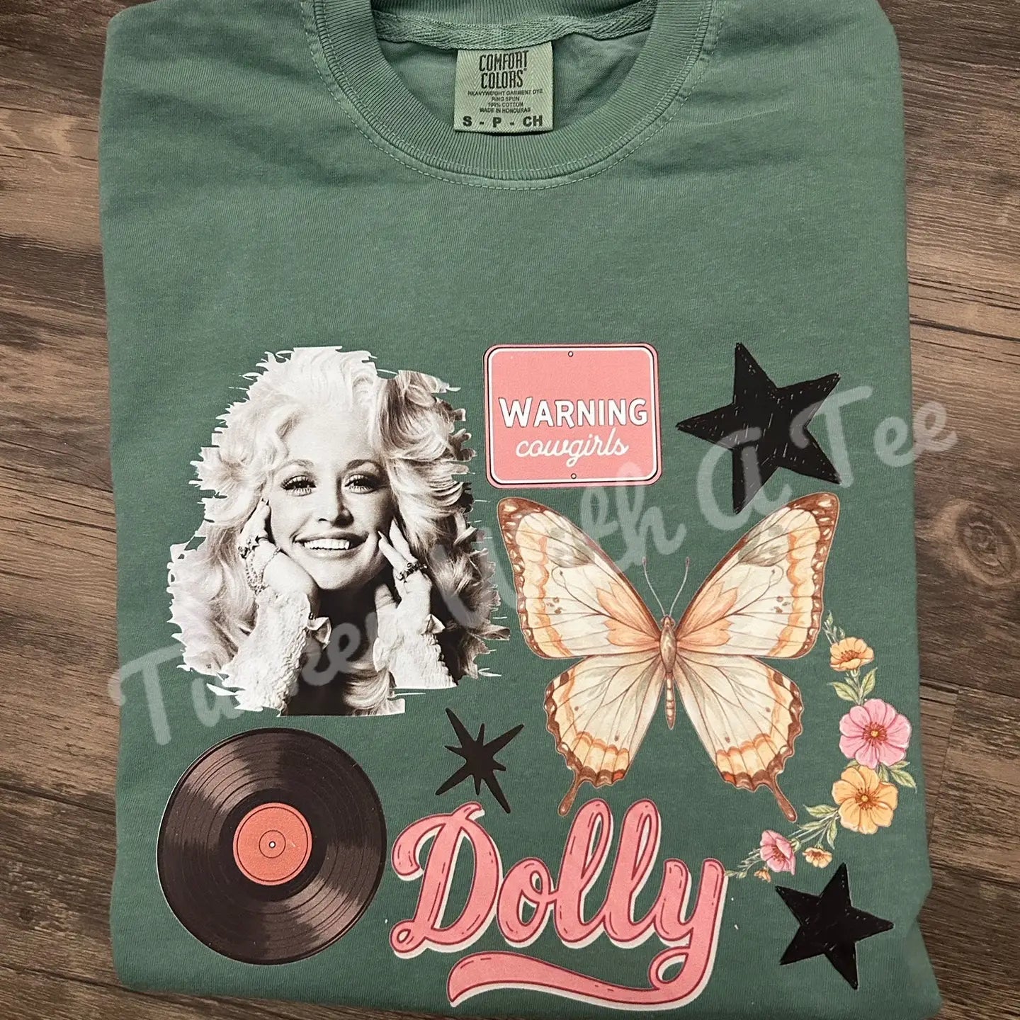 Dolly Collage Comfort Colors Tee Tinellity Studio