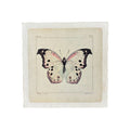 8"x8" White Butterfly Print