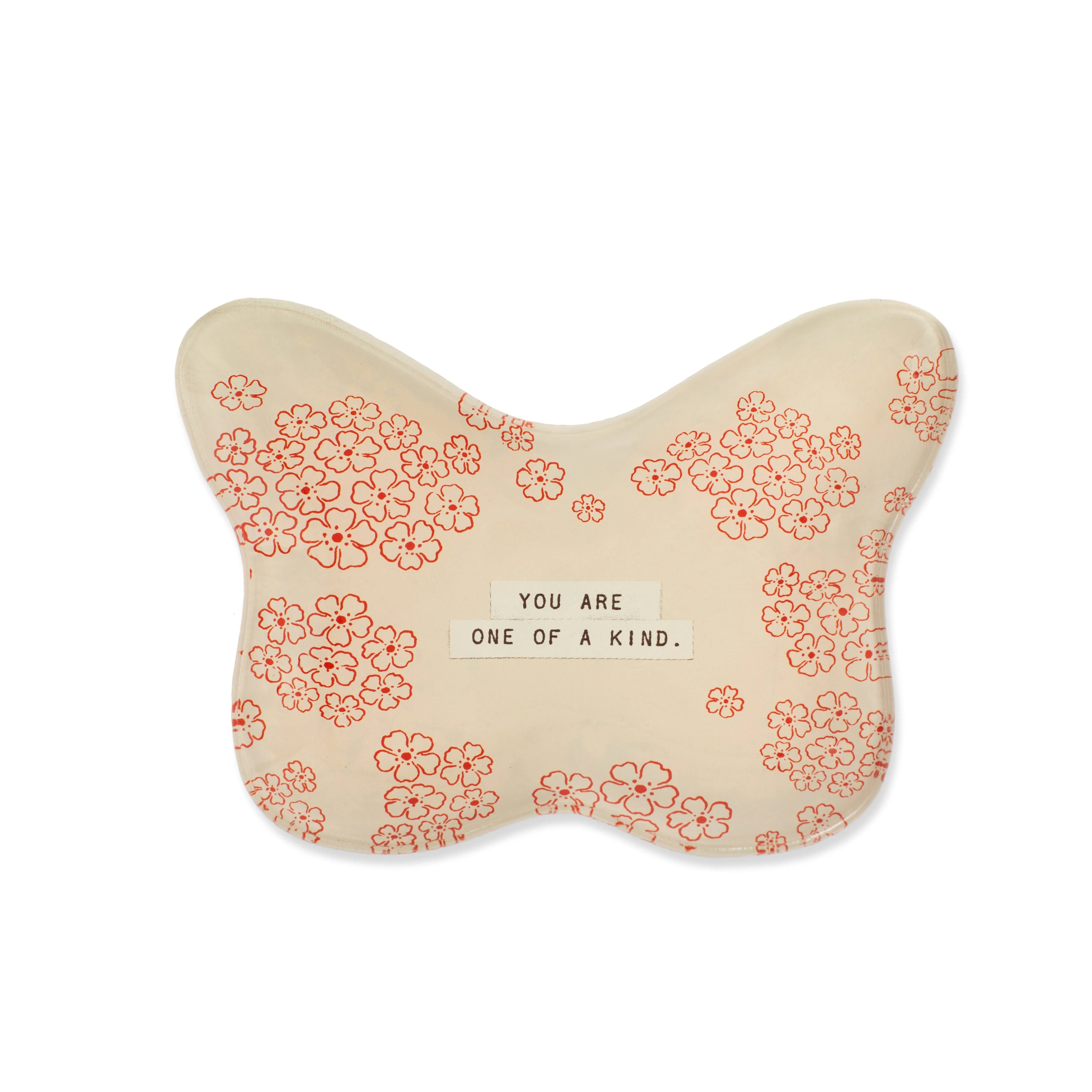 You Are One Of A Kind Small Butterfly Decoupage Plate