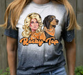 Dolly Rocky Top Bleached Graphic Tee