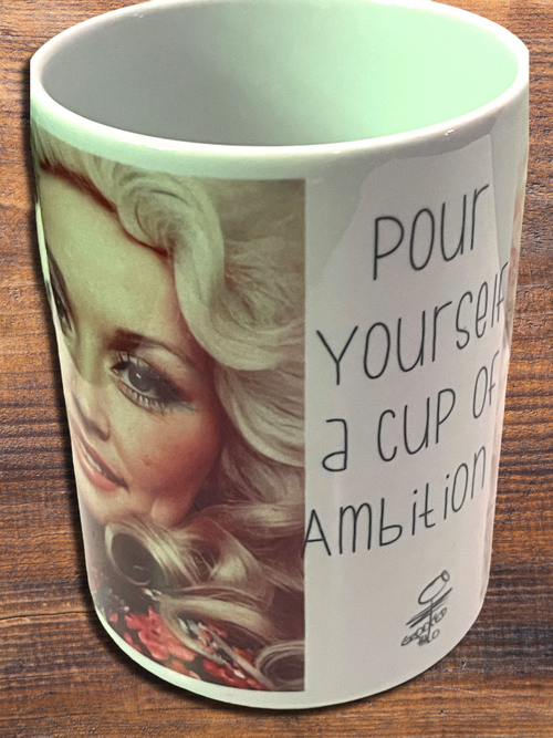Ambition Glam Dolly 15oz Ceramic Coffee Mug