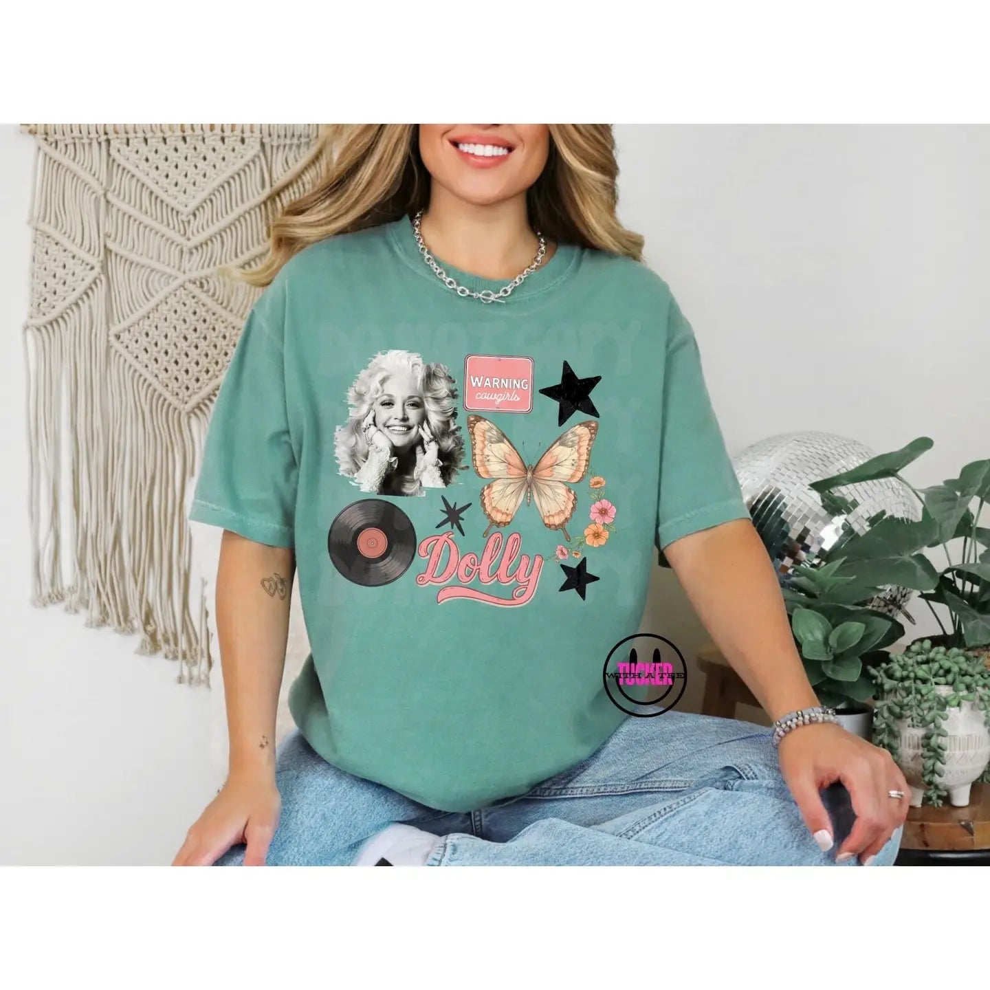 Dolly Collage Comfort Colors Tee Tinellity Studio