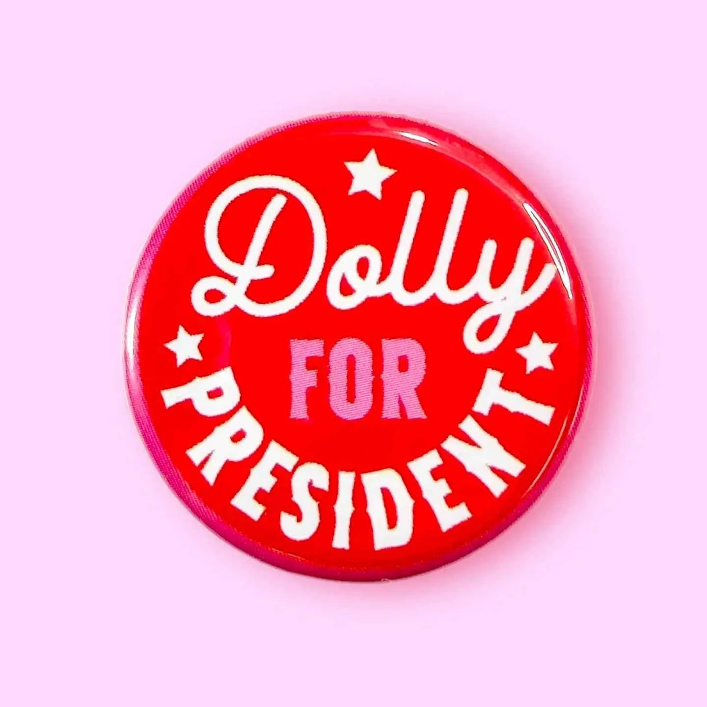 Dolly for President Magnet
