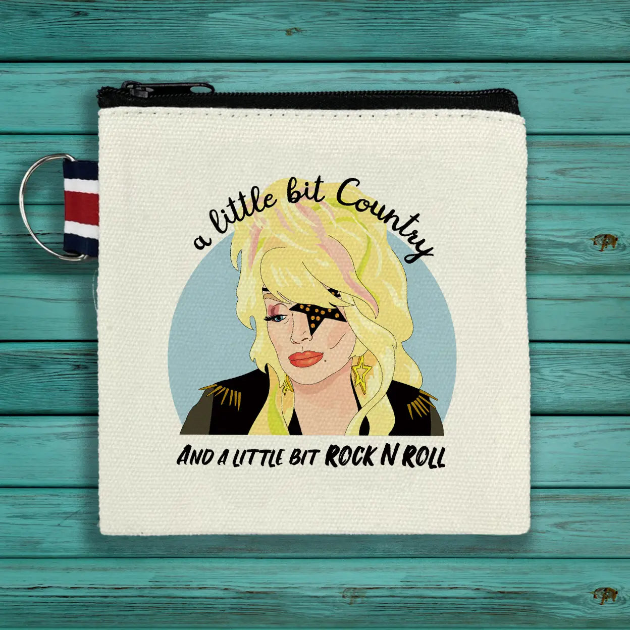 Dolly Parton Canvas Pouch Tinellity Studio