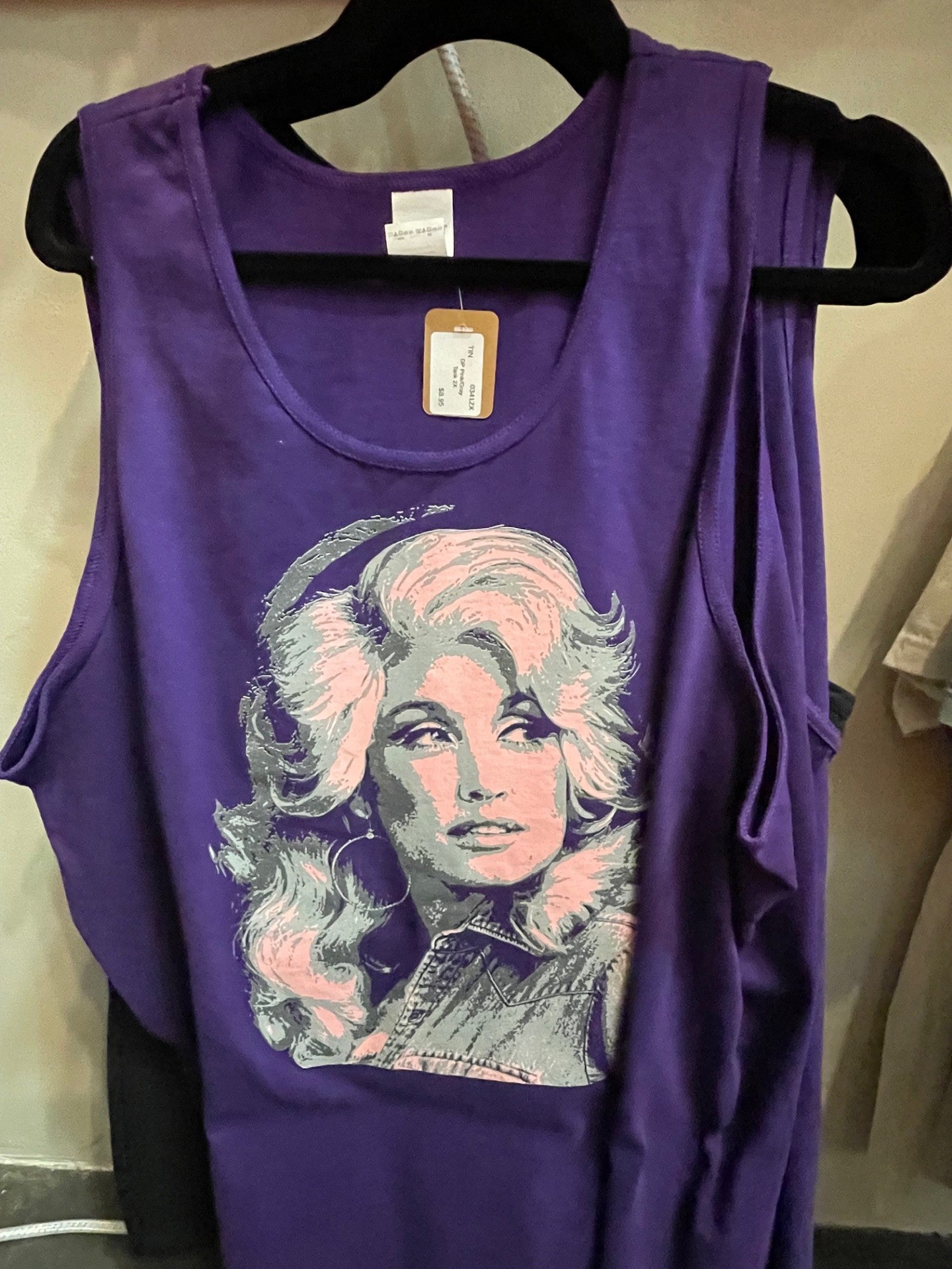 Dolly Tank Top - Rhinestone Heart