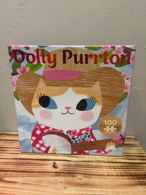 Dolly Purrton Cat 100pc Puzzle