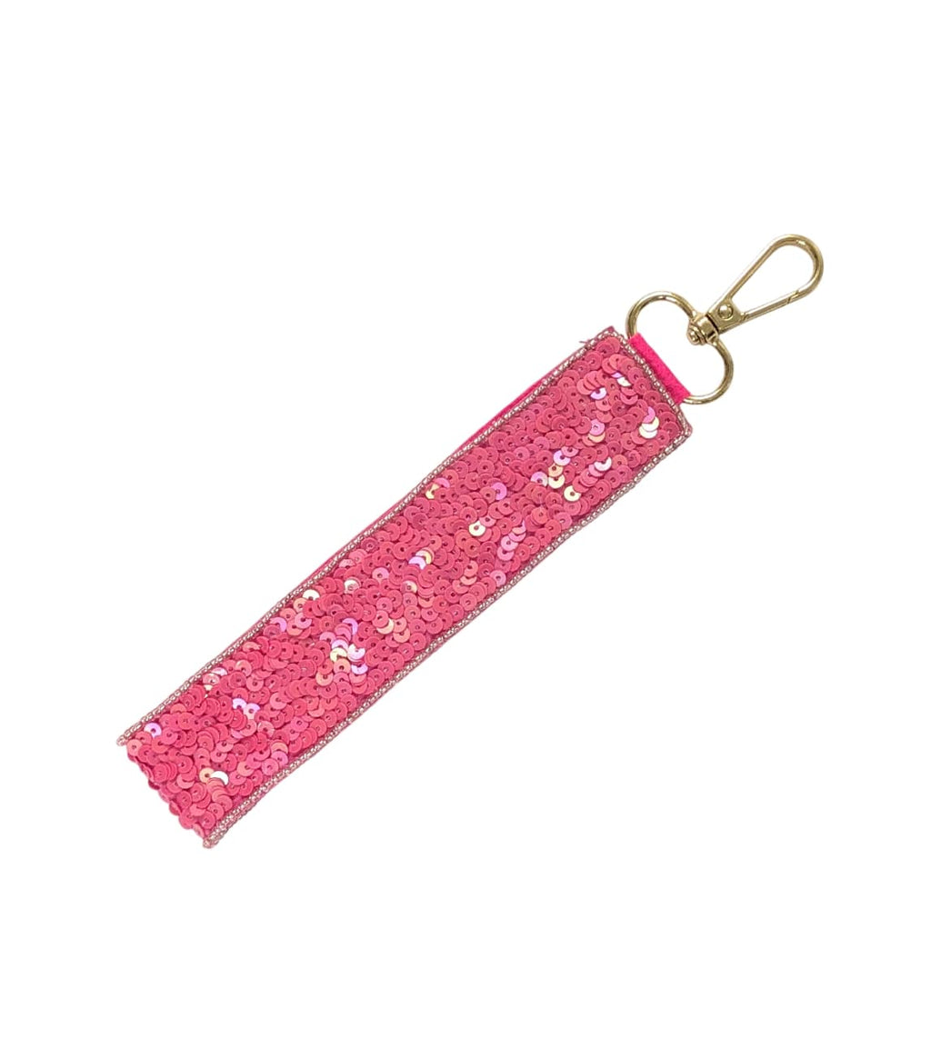 Mama Beaded Wristlet Strap Key Chain