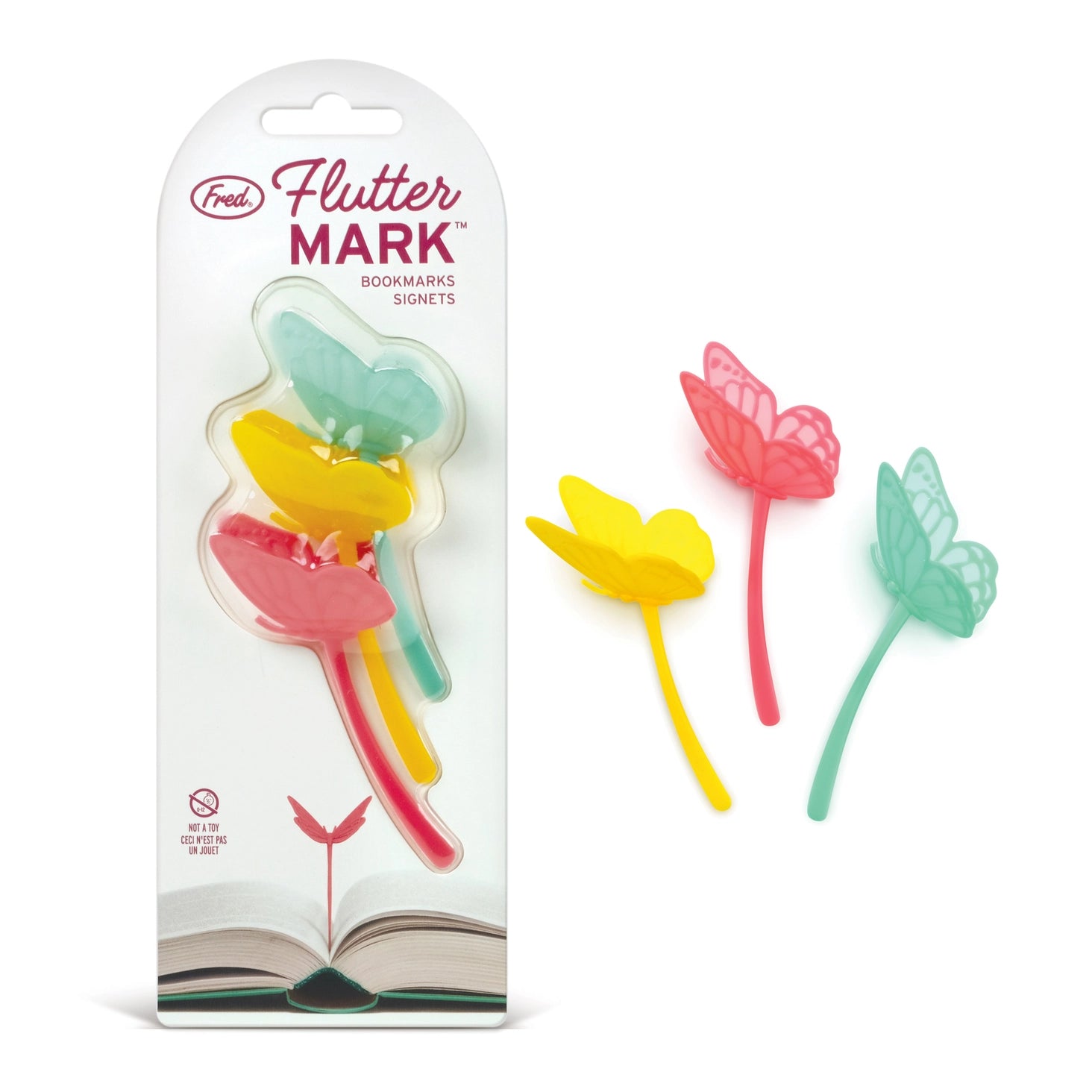Fluttermark Butterfly Bookmarks - Set of 3