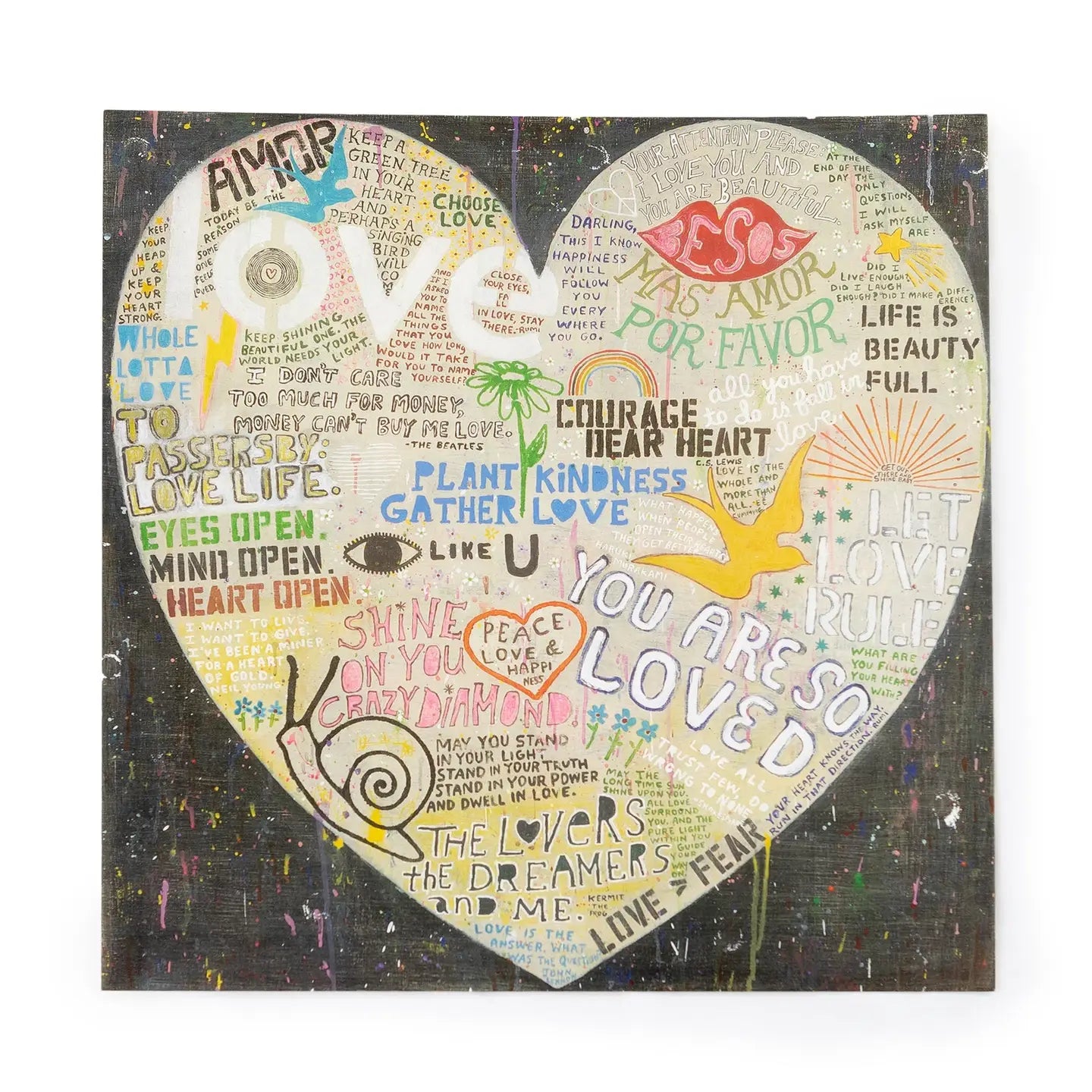 8"x8" Choose Love Art Poster