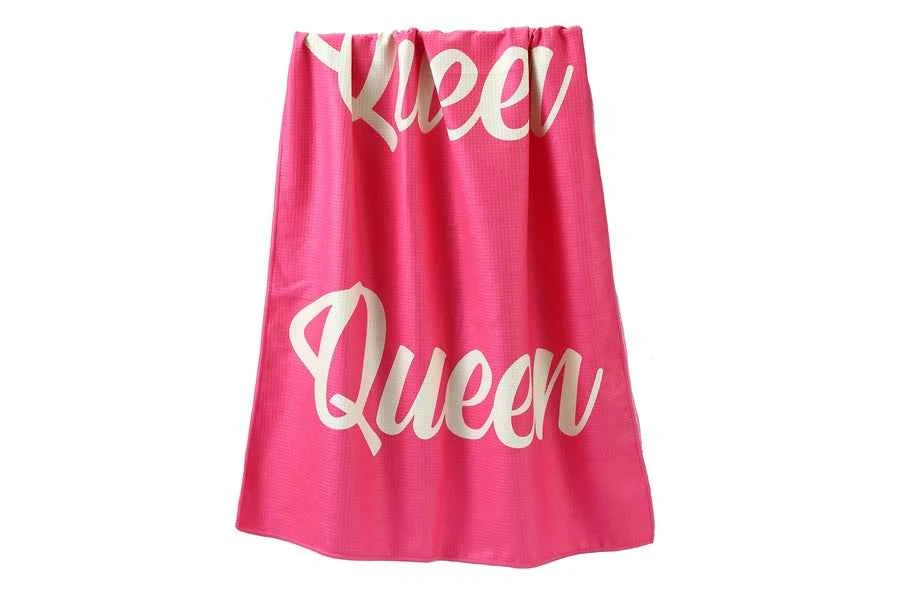 Queen Themed  Printed Towel Quick Dry, Light Weight Towel