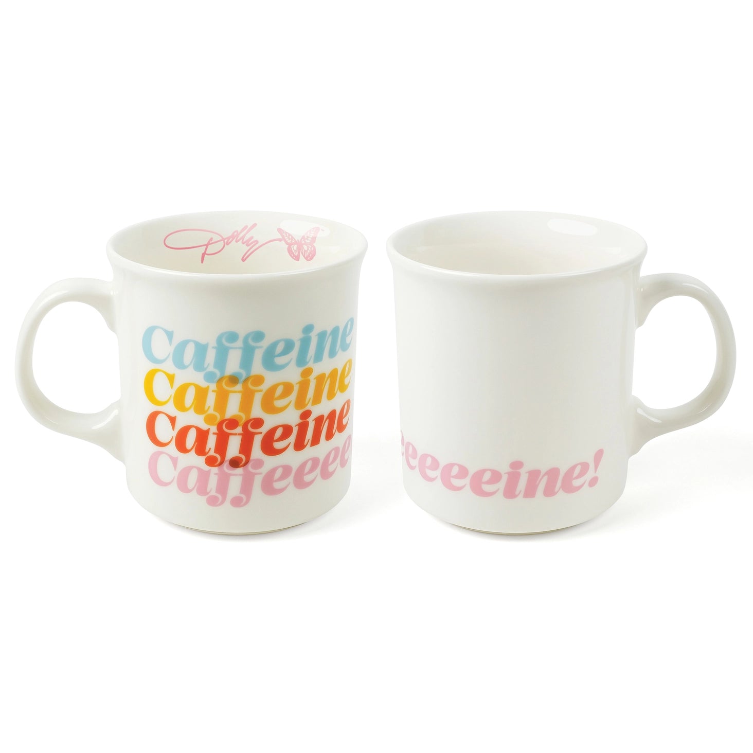 Dolly Parton Mug, Caffeine Caffeine, 16-Ounce Ceramic