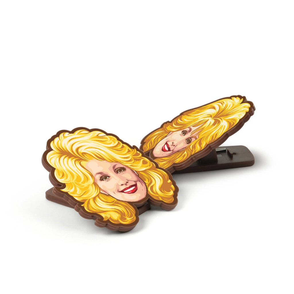 Dolly Parton Bag Clips/ Chip Clips, Set of 4, Iconic Hairstyle Designs