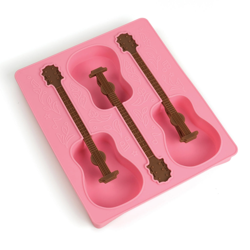 Dolly Parton Ice Mold Tray, Guitar Ice Stirrers