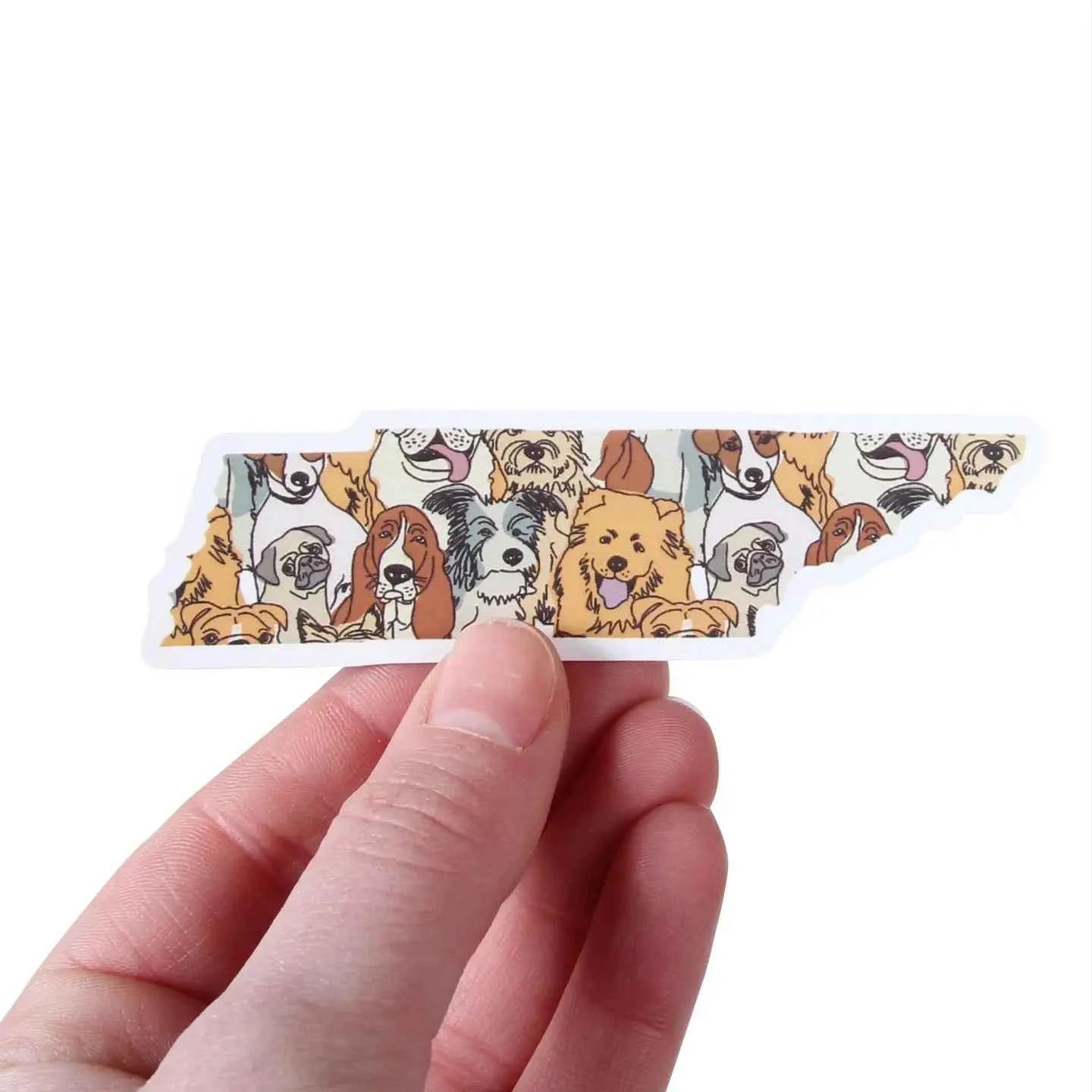 Tennessee Dog Pattern Sticker